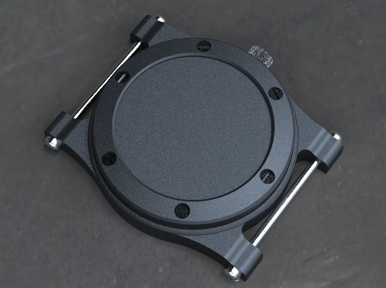 2nd Crystal Sapphire Watch Case for ENLOONG 3D print model_3