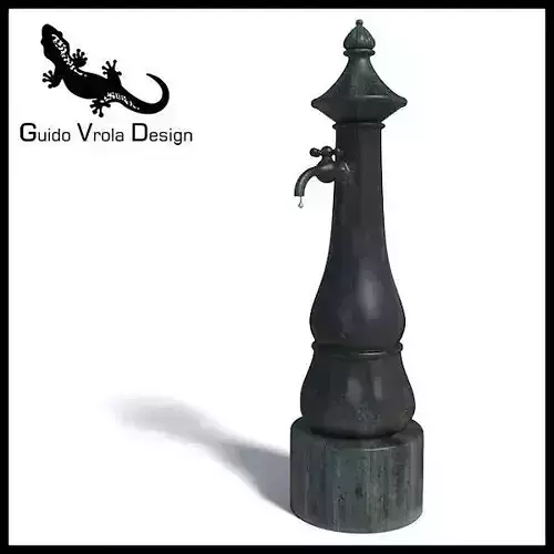 Old fountain 3D model