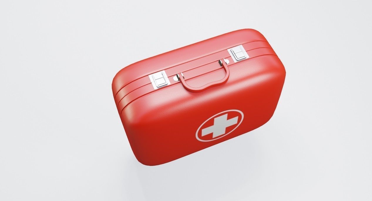 First aid kit  3D model_1