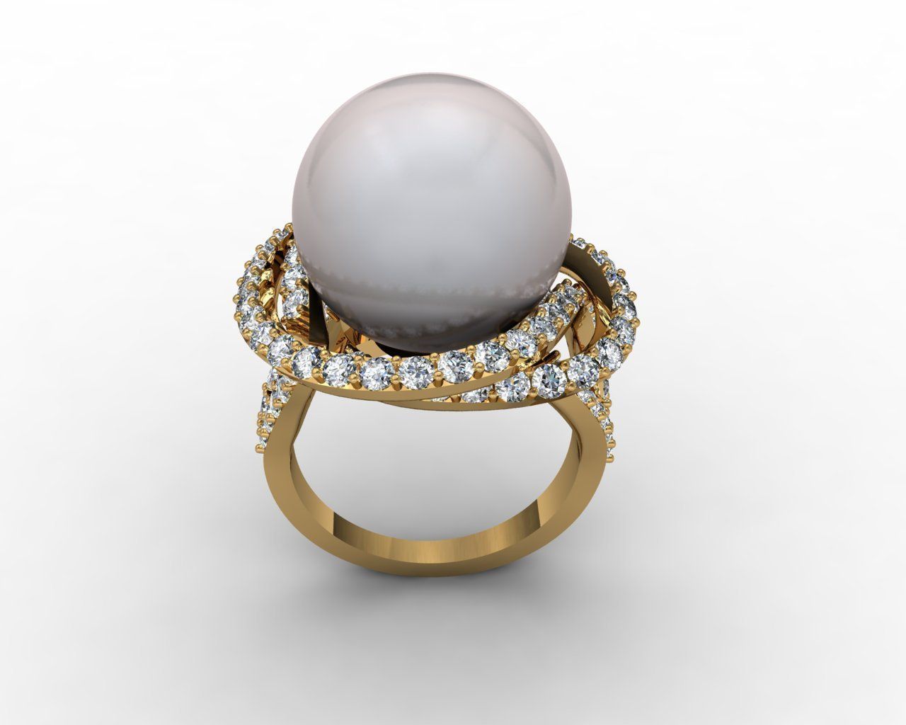 engagement ring  3D print model_1