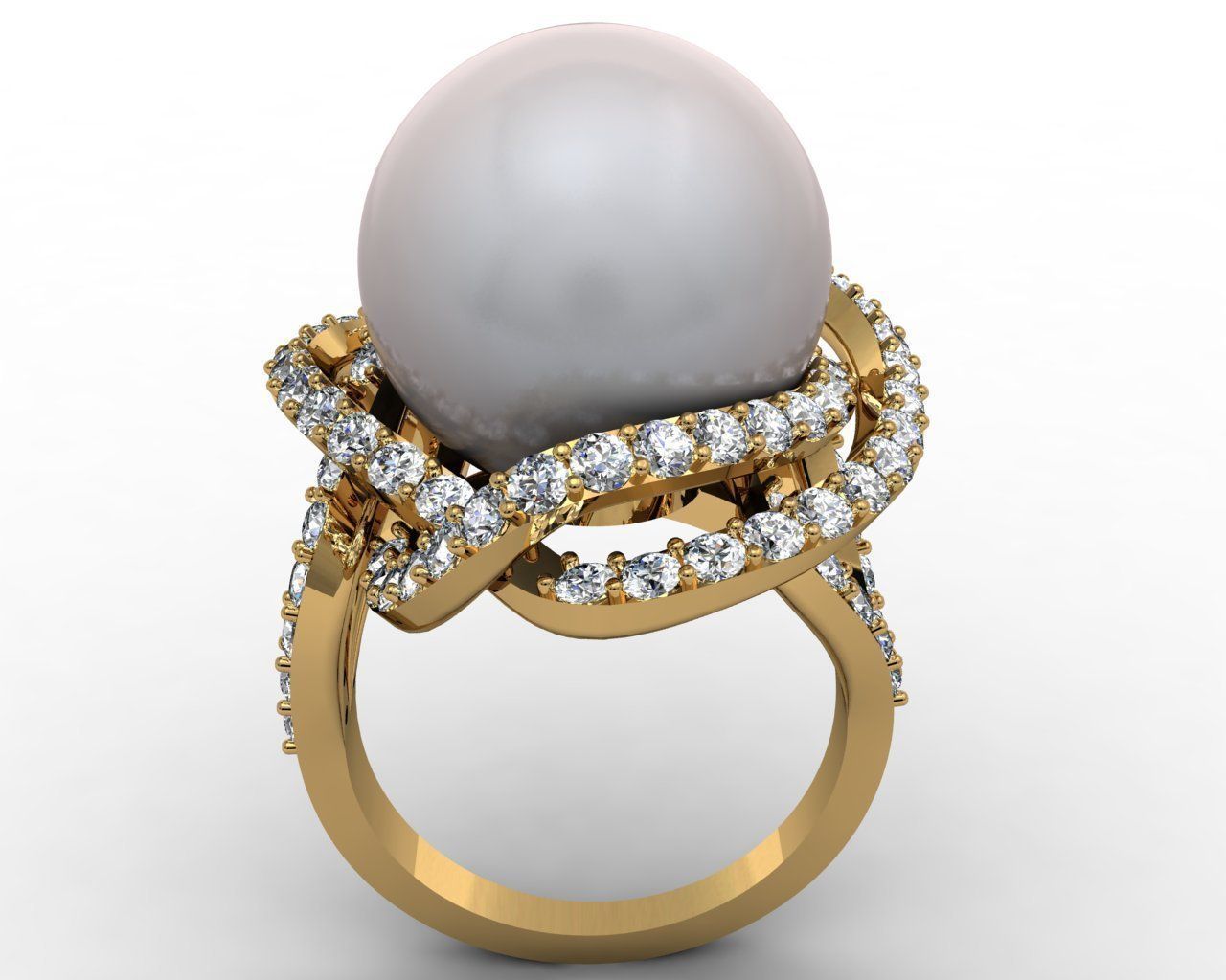 engagement ring  3D print model_4