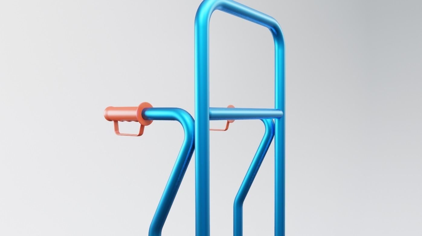 Hand Pallet Truck  3D model_3