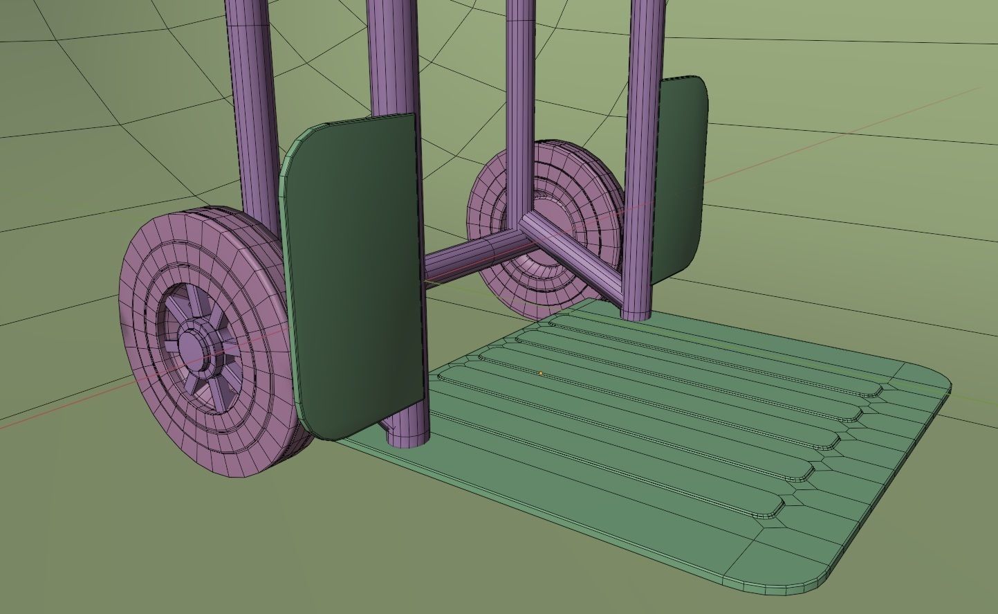 Hand Pallet Truck  3D model_5