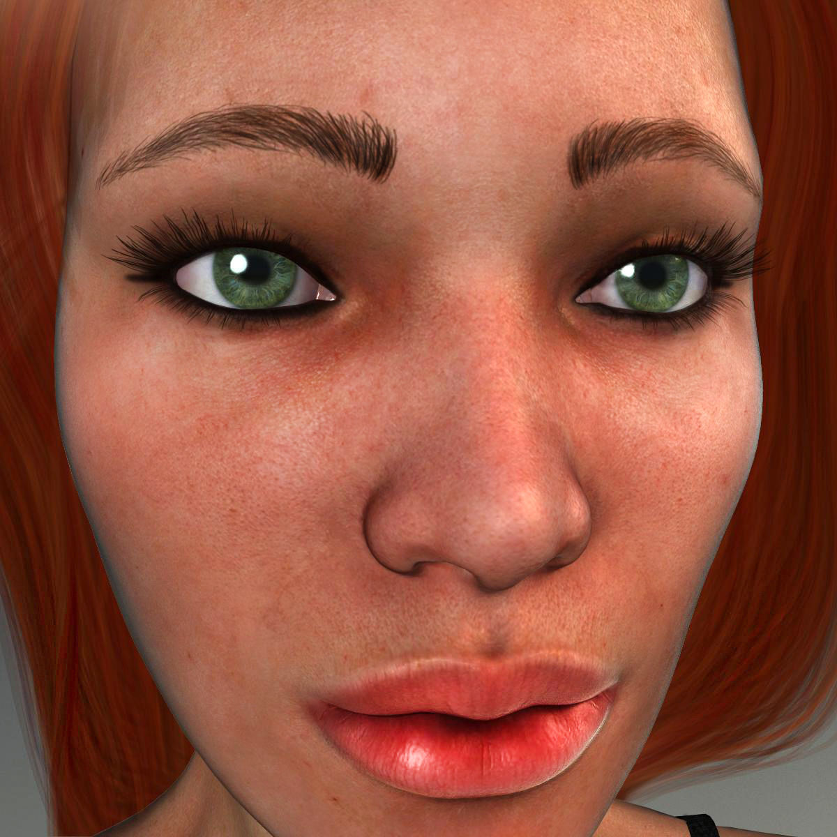 Karina Female Character Low-poly 3D model_6