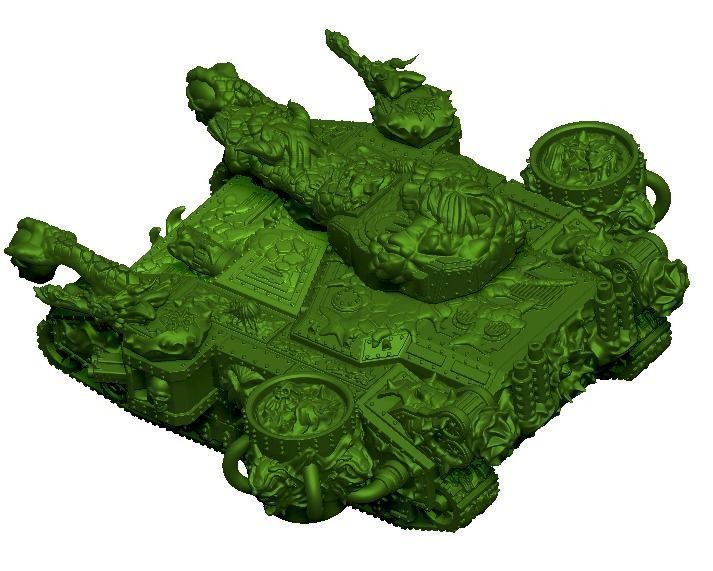 SCION OF CAOS SET 4 Epic - Armageddon PalgueReaper 3D print model_4