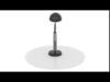 Black table lamp 3D model_1