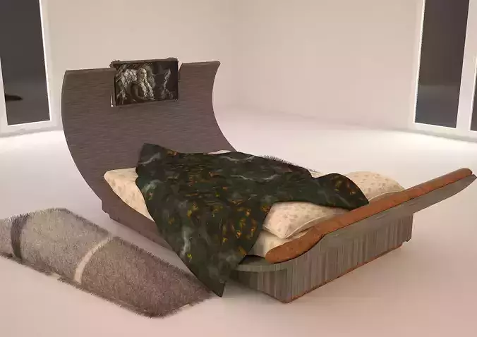  bedroom 3d max design model
