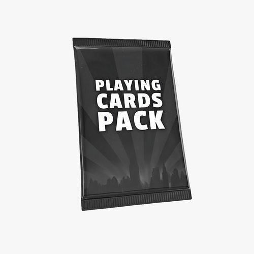 Playing Cards Booster Pack 3D model