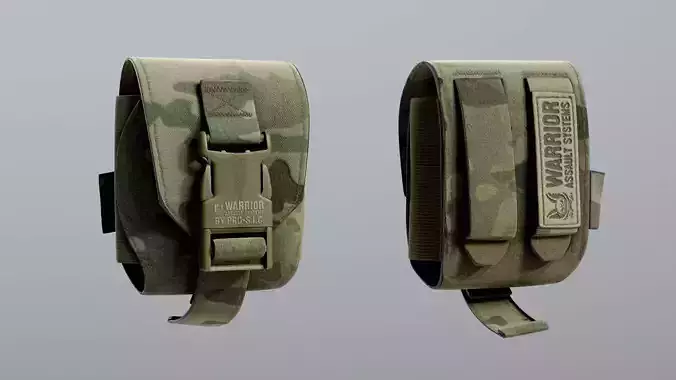 SOLDIER Frag Grenade Pouch Free 3D model