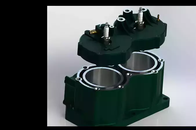 Jet Ski Engine 3D model