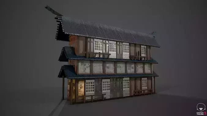 Temple japanese house