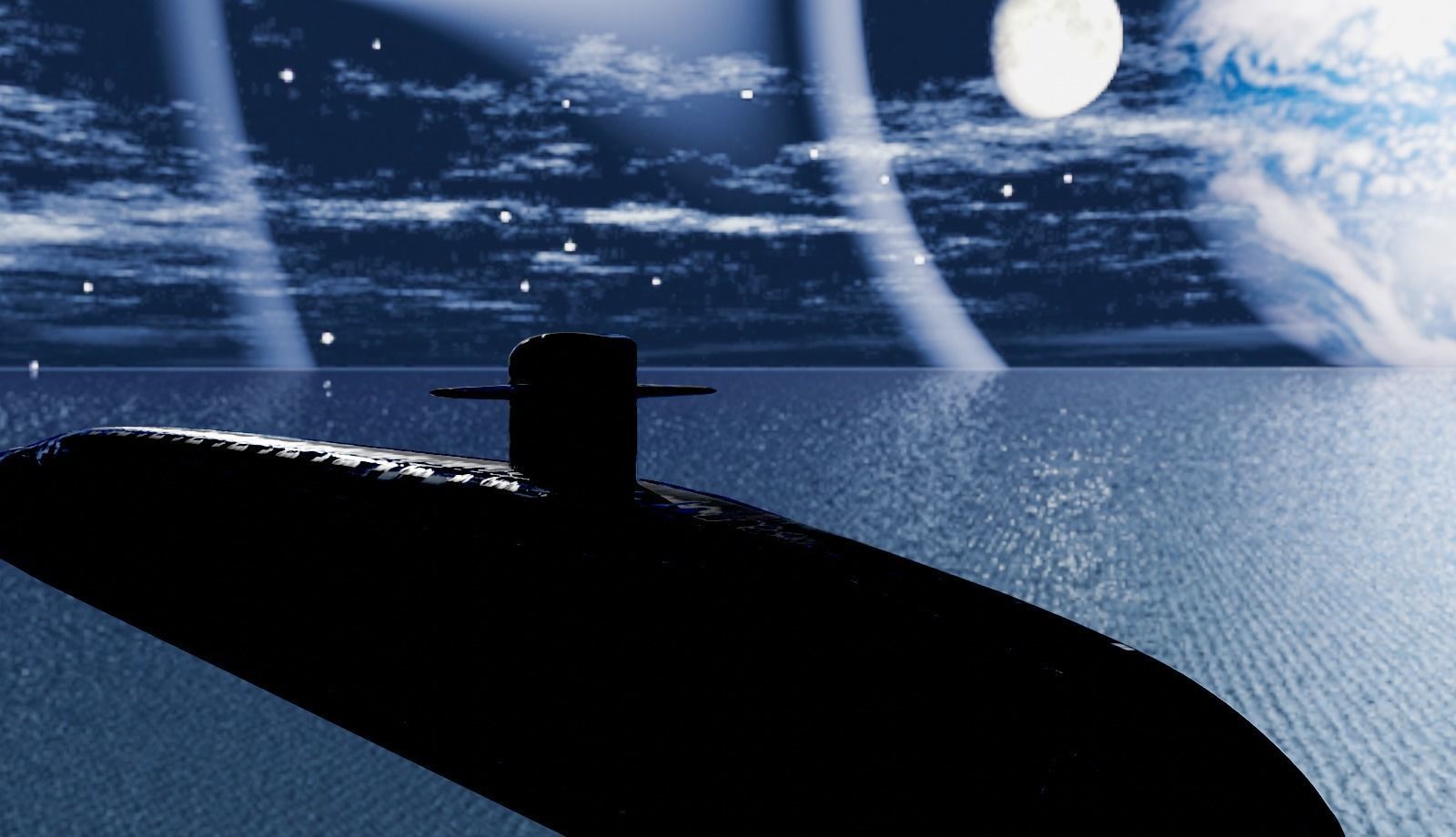 Ohio Class Nuclear Submarine Model 3D model_8