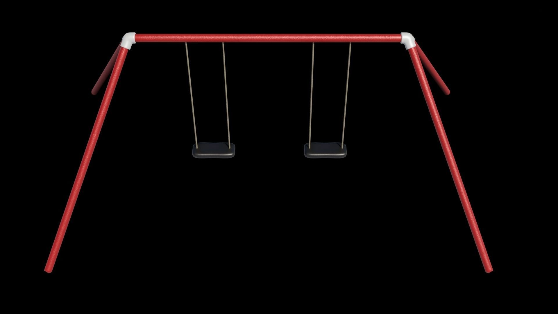 Play park Low-poly 3D model_8