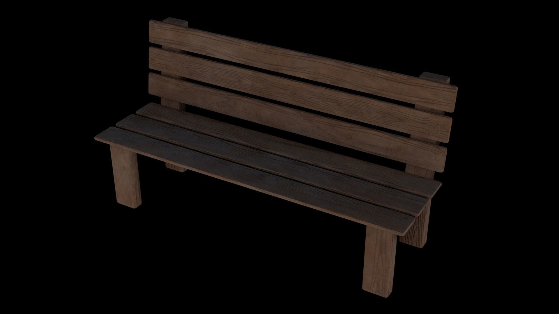 Play park Low-poly 3D model_22