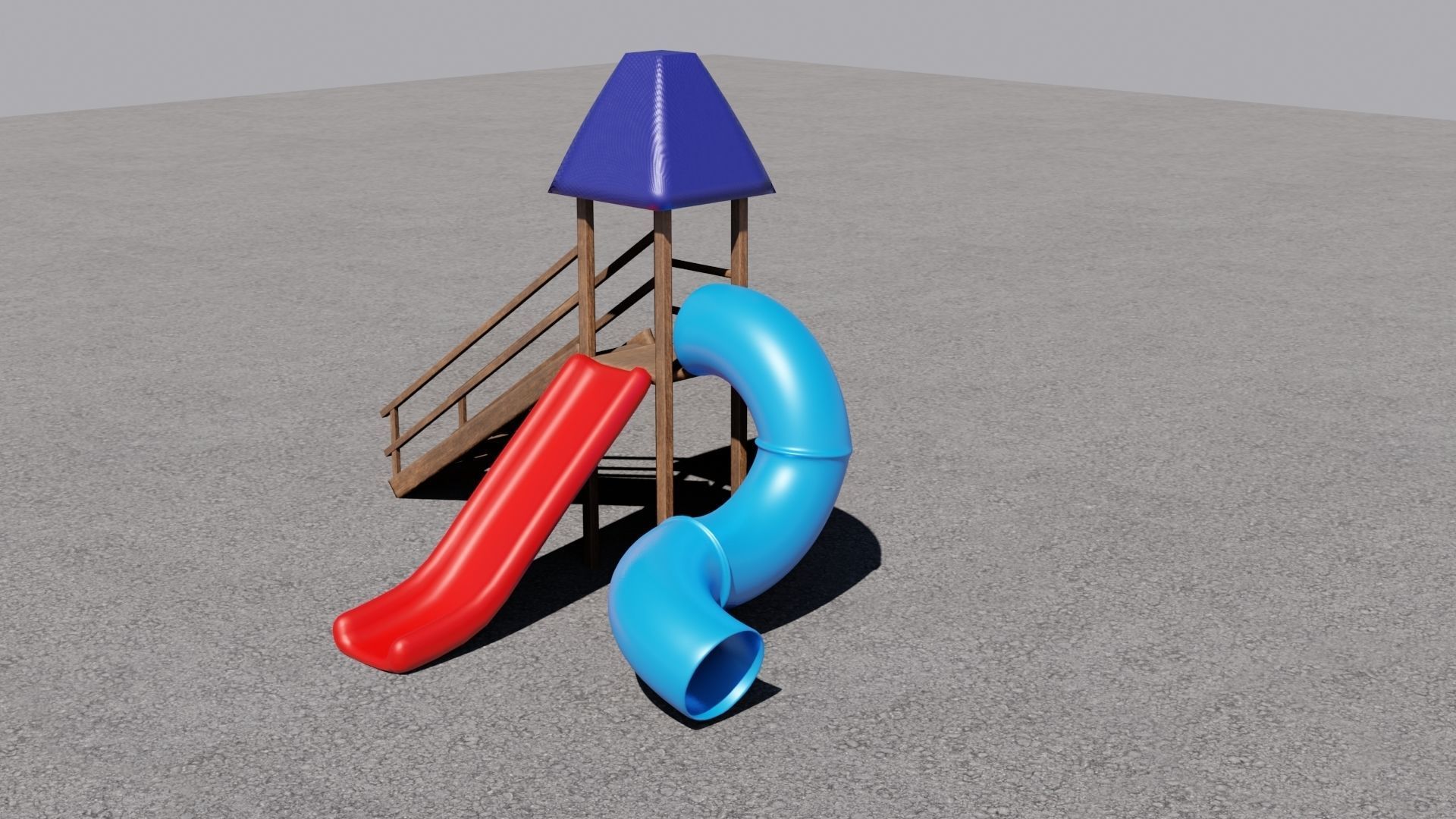 Play park Low-poly 3D model_41