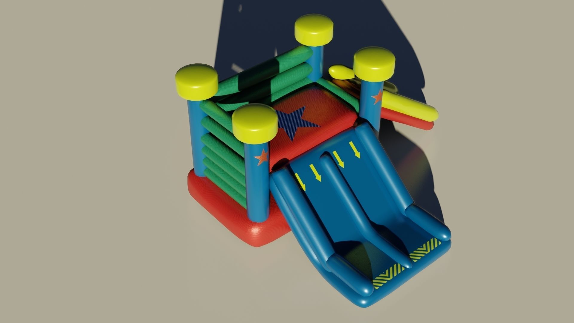 Play park Low-poly 3D model_24