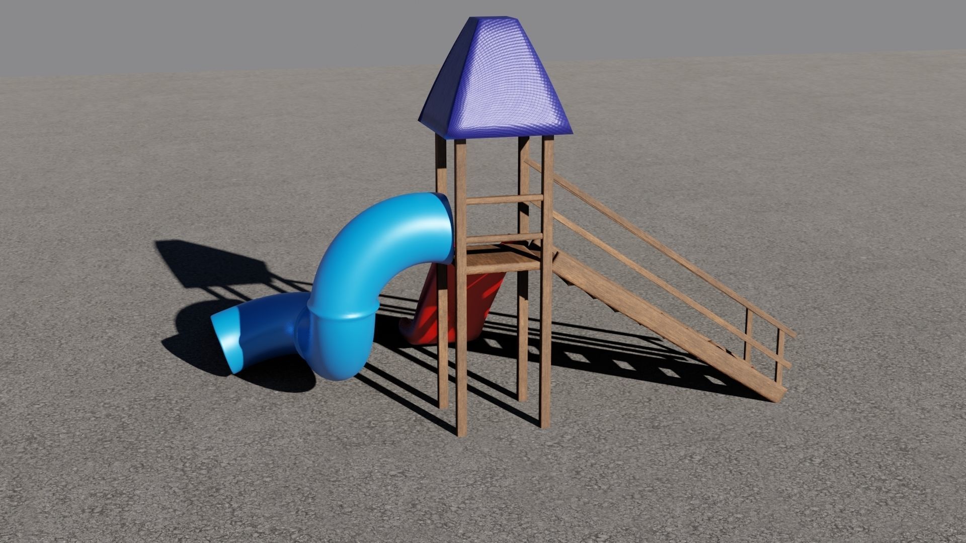 Play park Low-poly 3D model_42