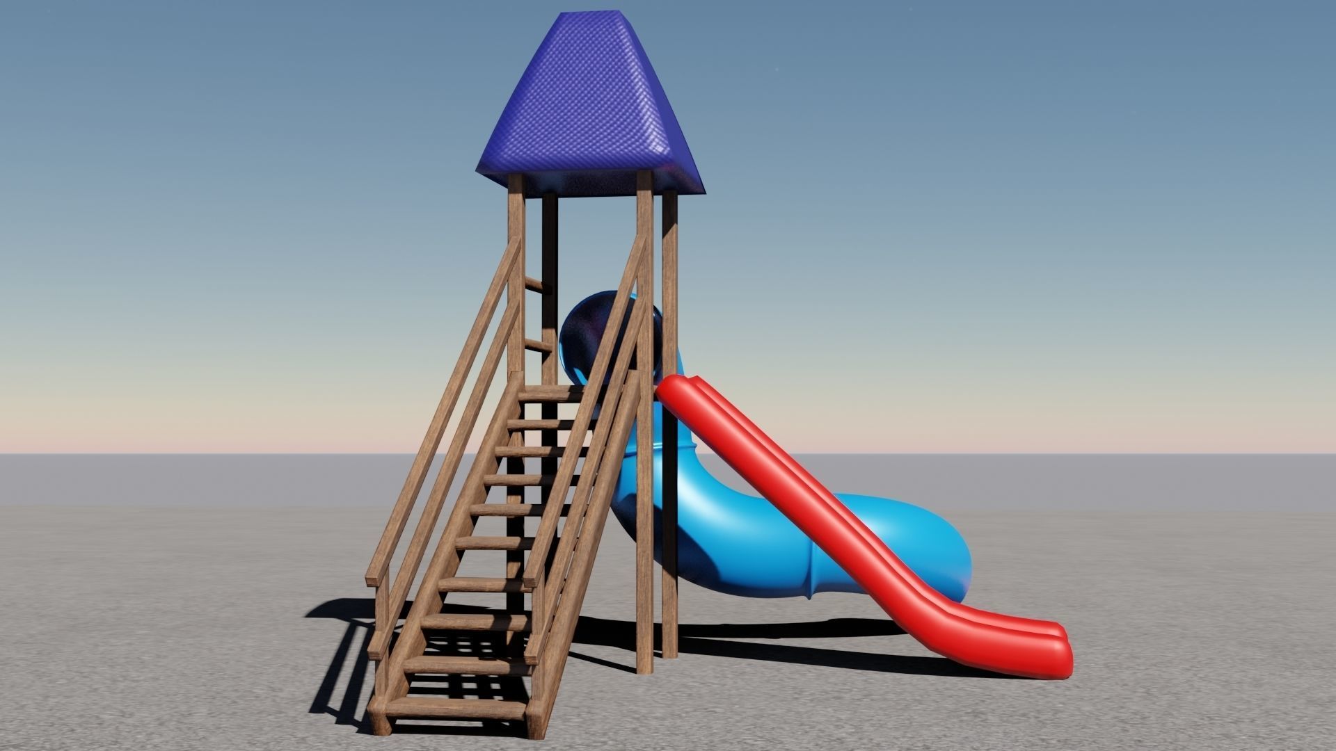 Play park Low-poly 3D model_49