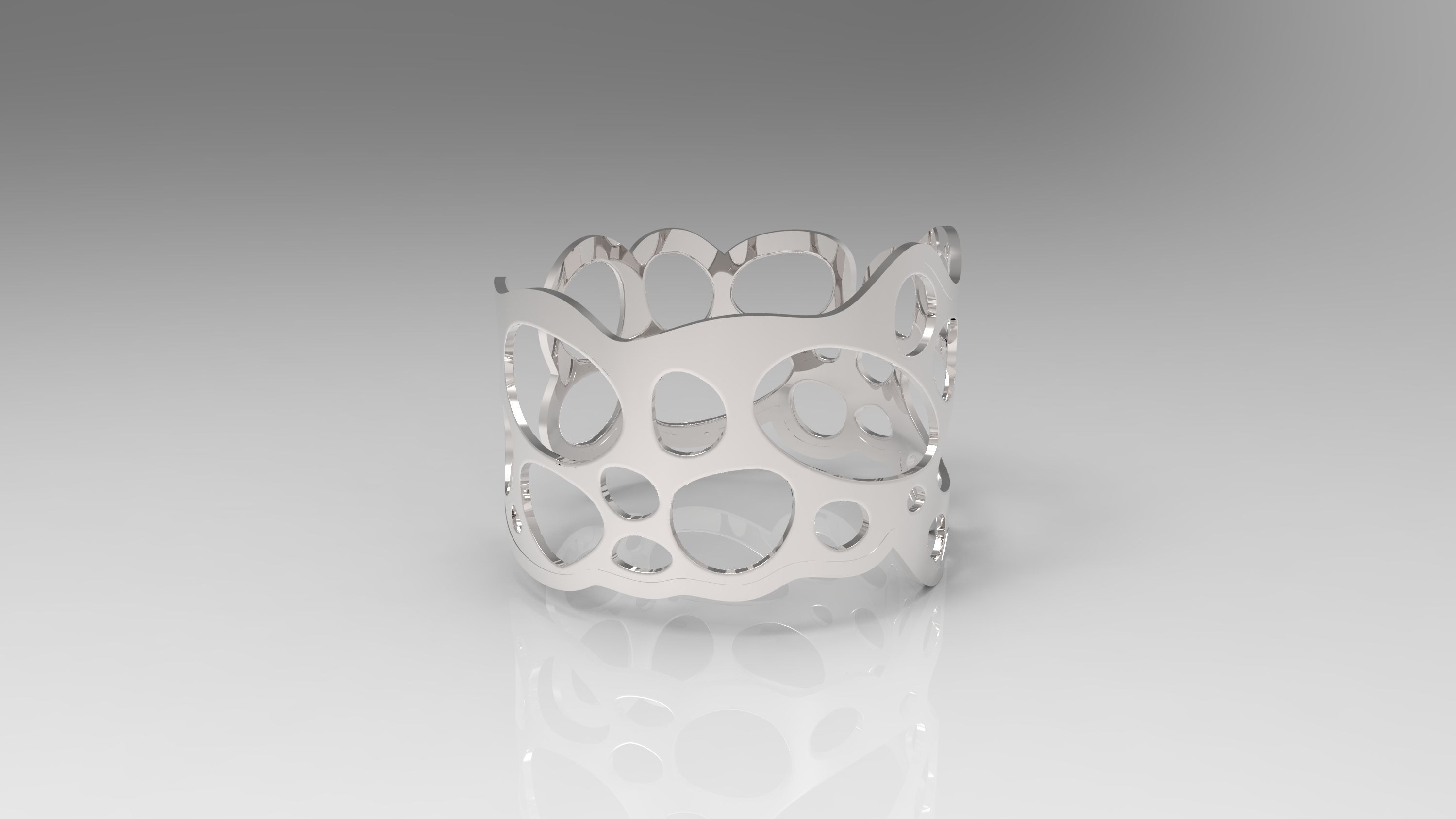 Bracelet Modeled in Rhino  3D model_1