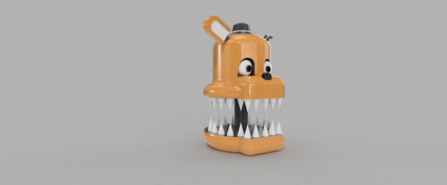 9 inches Toy Bear Head 3D print model_1