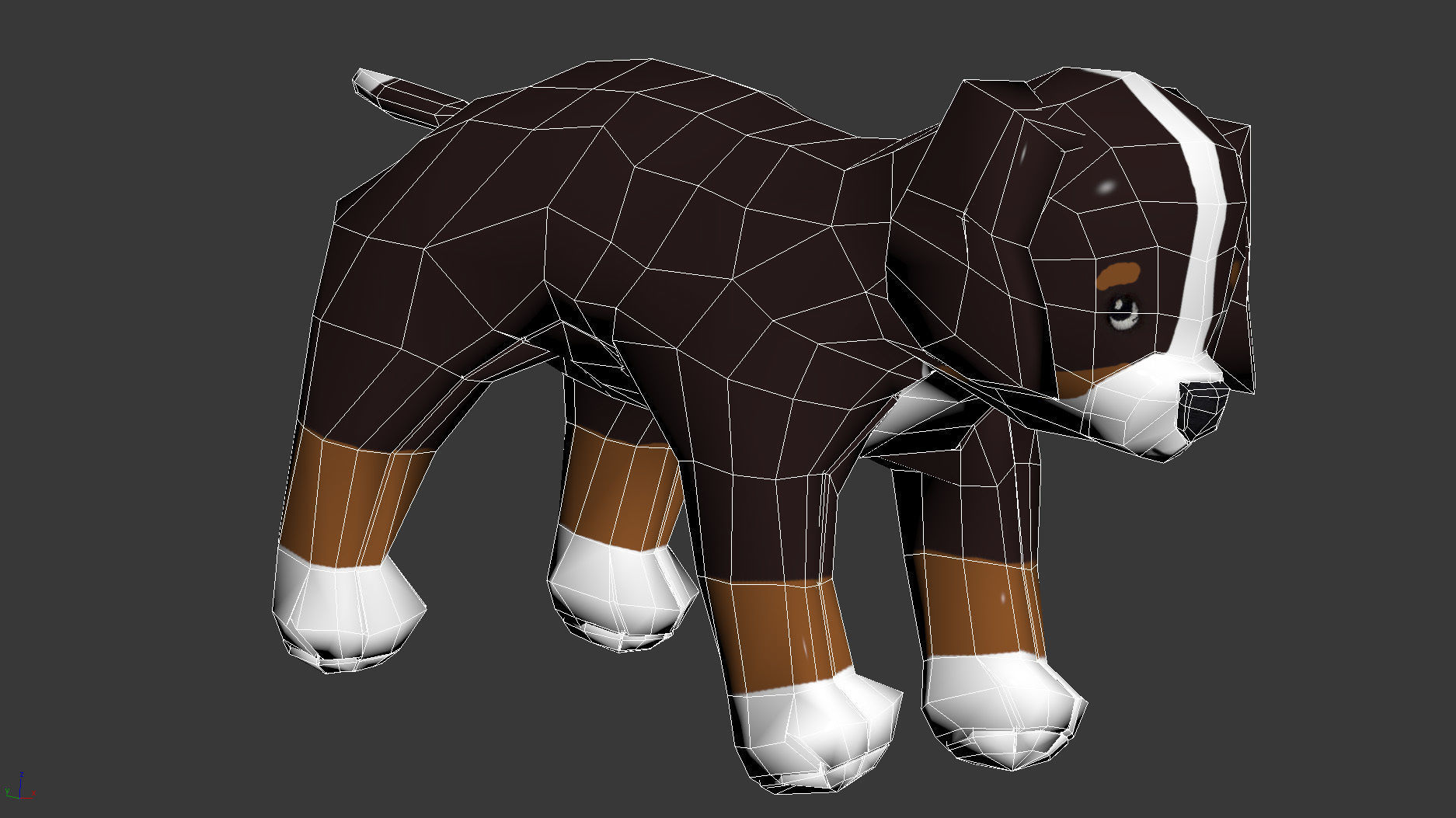 HOPPIG Soft toy dog 3D model_9