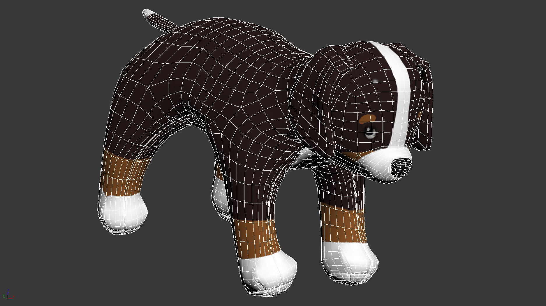 HOPPIG Soft toy dog 3D model_5