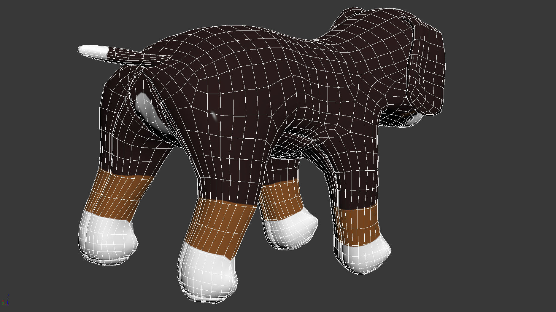 HOPPIG Soft toy dog 3D model_6
