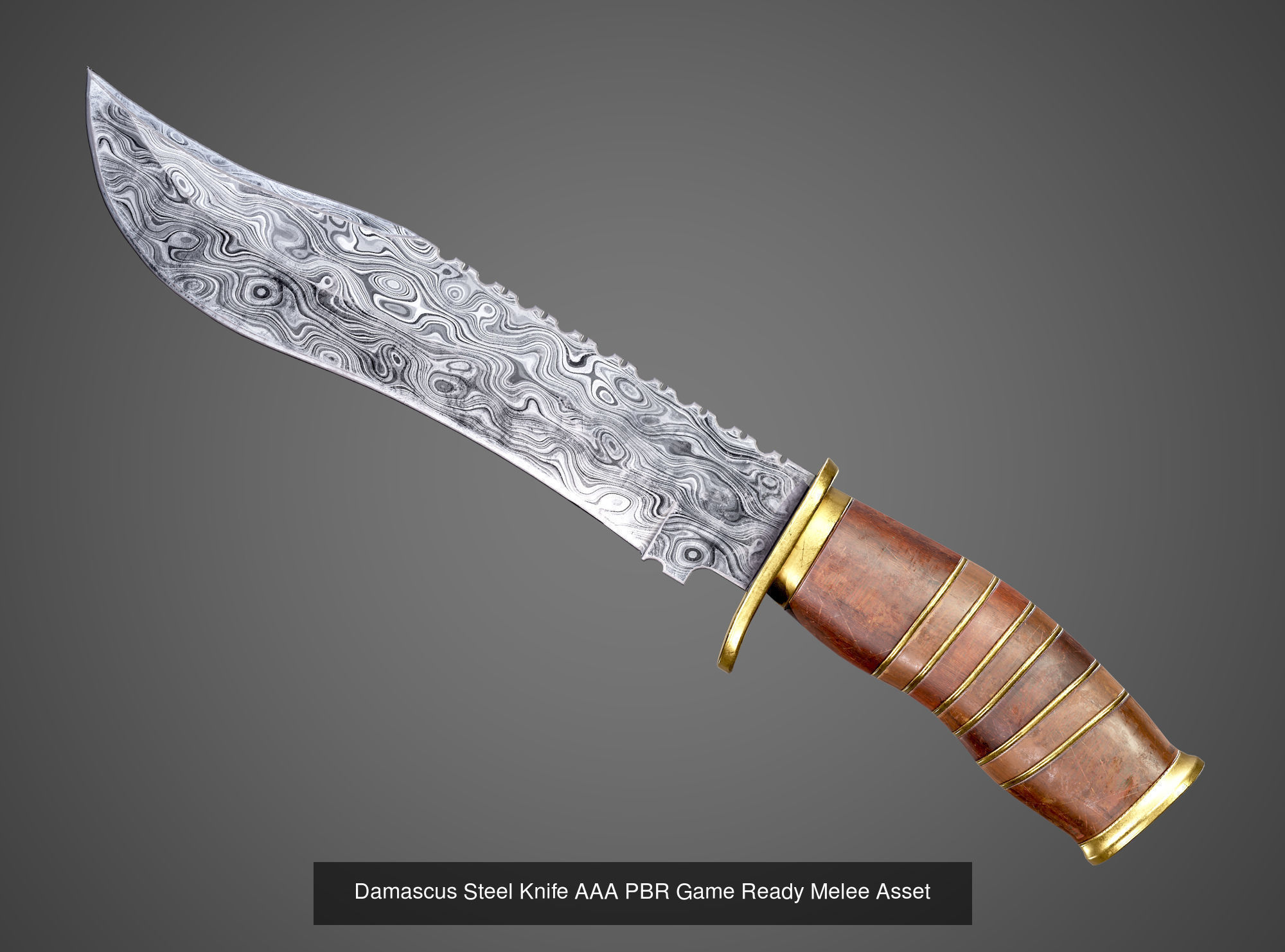 Melee Weapons Colletion AAA PBR Game Ready Assets 3D Model Collection_24