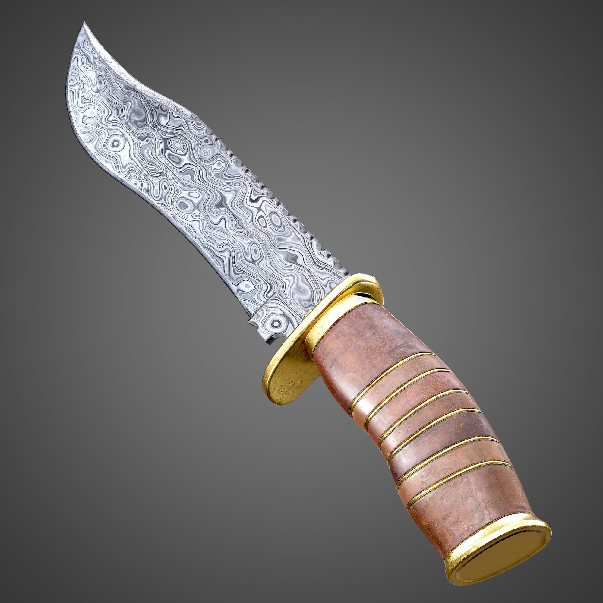 Melee Weapons Colletion AAA PBR Game Ready Assets 3D Model Collection_34