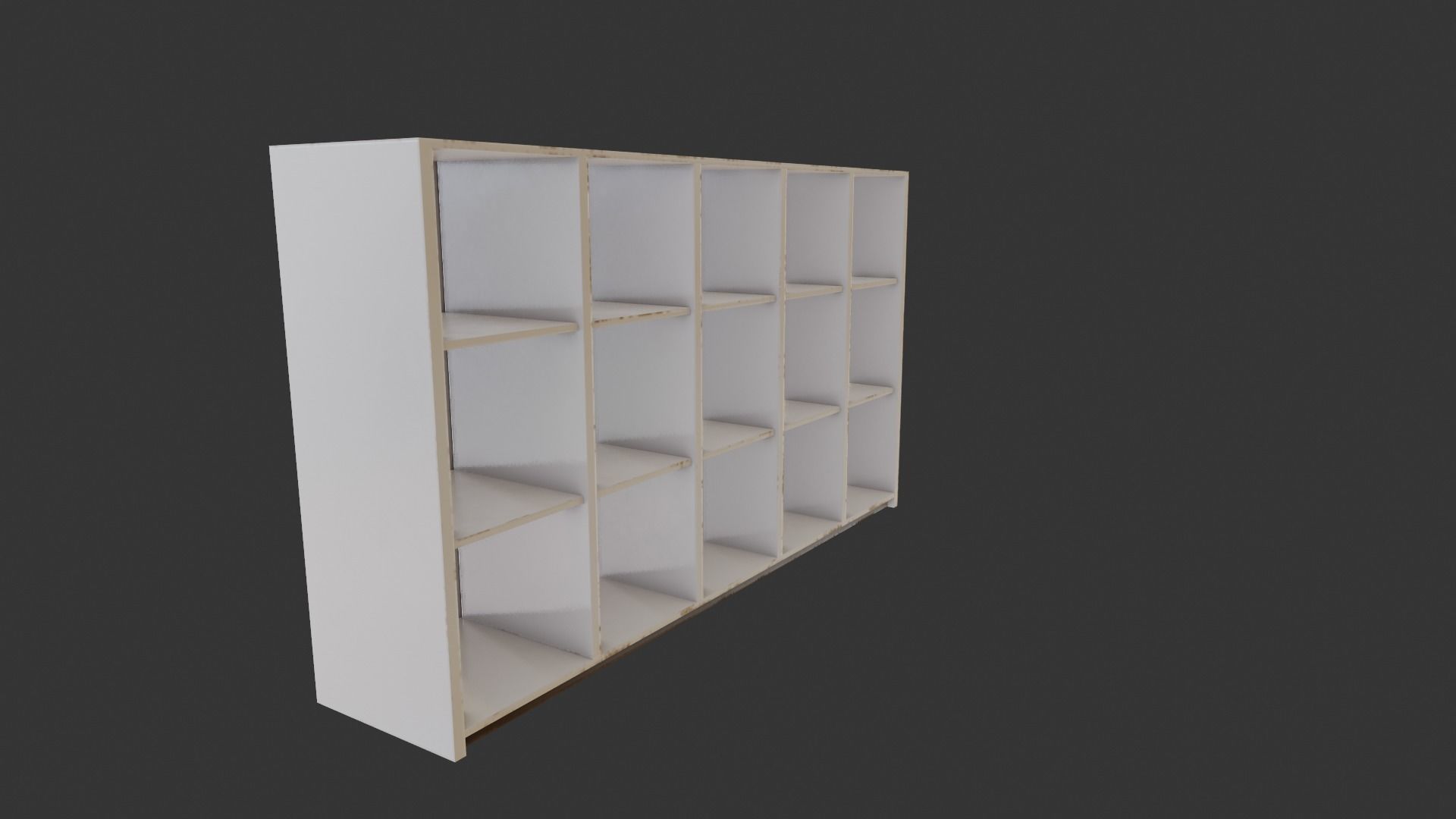 School Bag Shelves Free low-poly 3D model_2