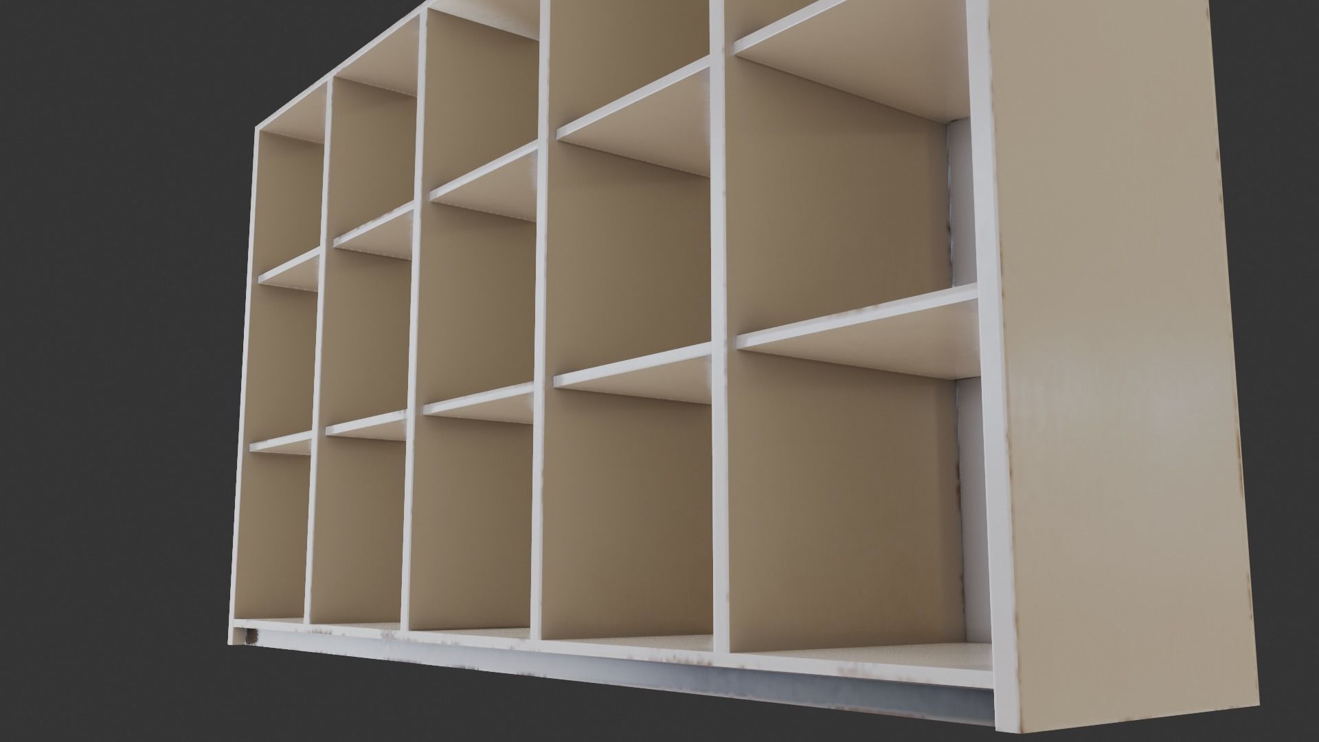School Bag Shelves Free low-poly 3D model_6
