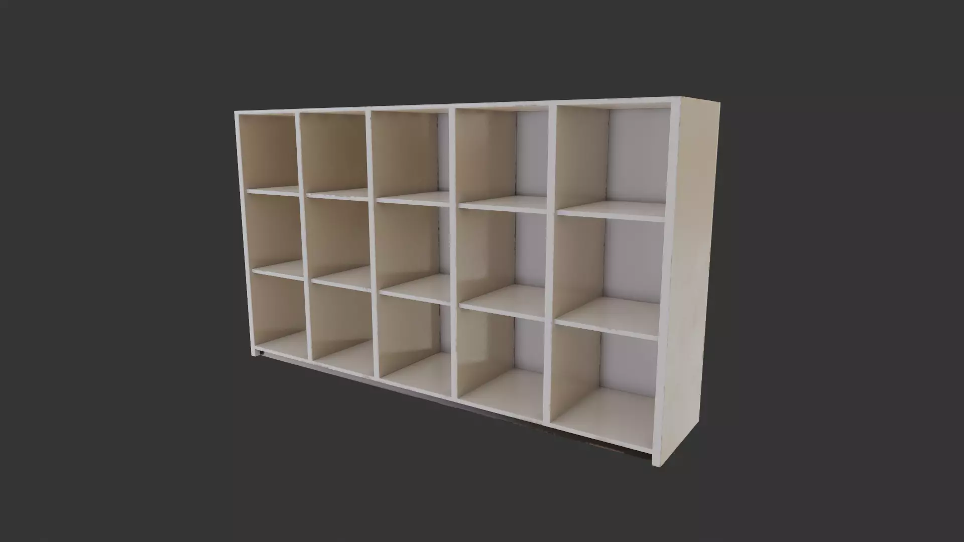 School Bag Shelves Free low-poly 3D model_0