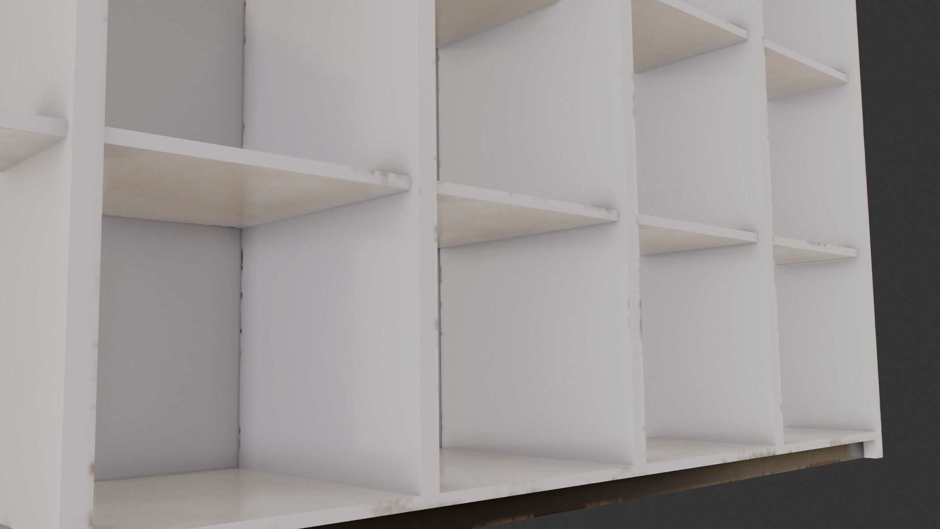 School Bag Shelves Free low-poly 3D model_5