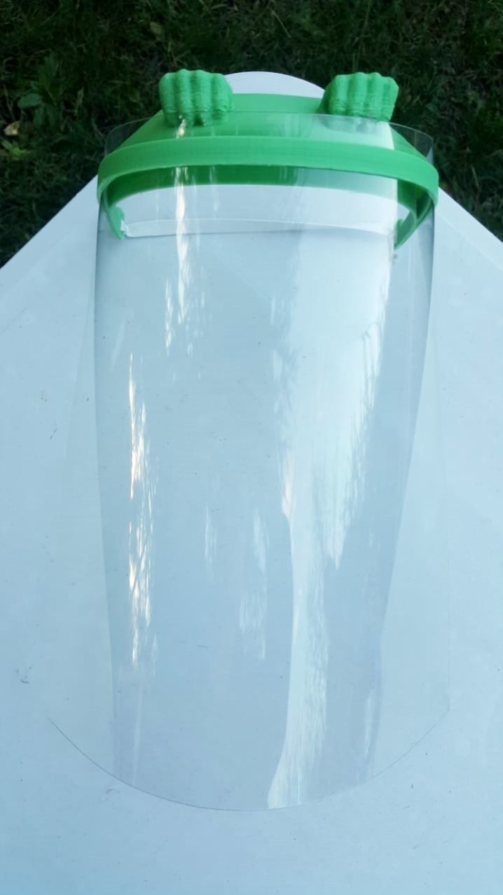 Face Shield Hulk Covid 19 3D model_1