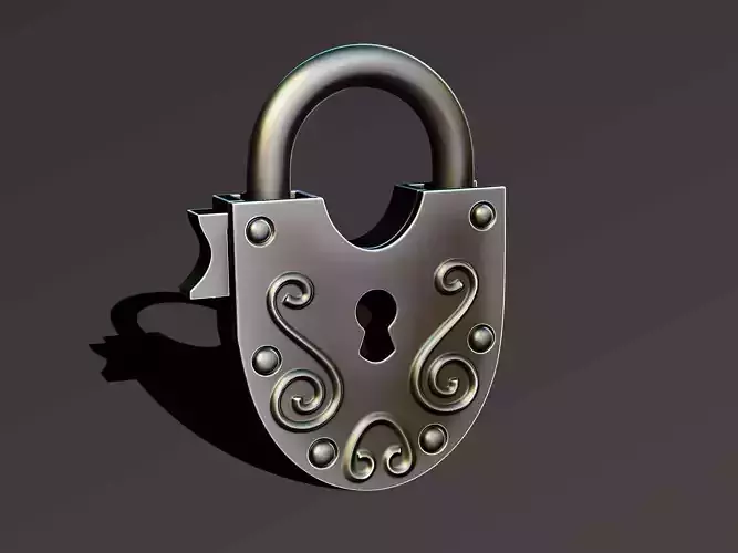 simple lock 3d print Free 3D print model