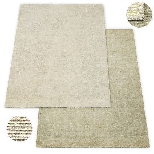 Rafina Performance Handwoven Rug Restoration Hardware 3D model