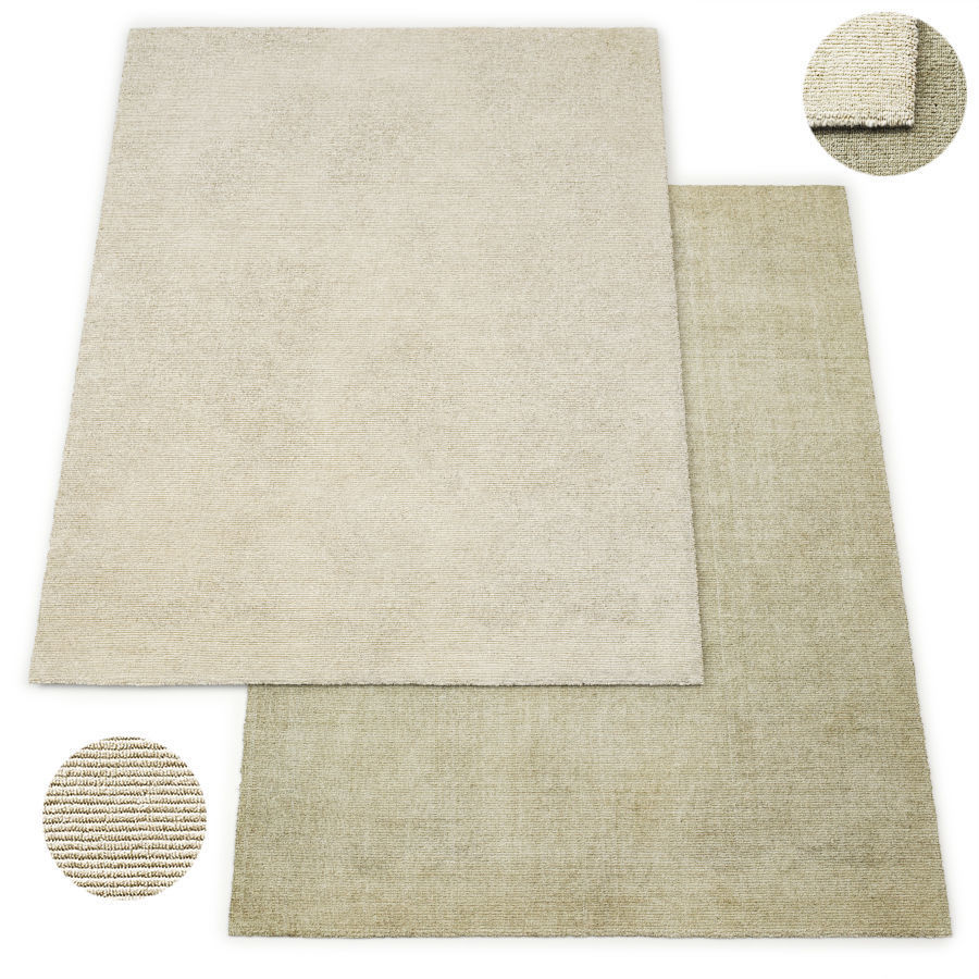Rafina Performance Handwoven Rug Restoration Hardware 3D model_0