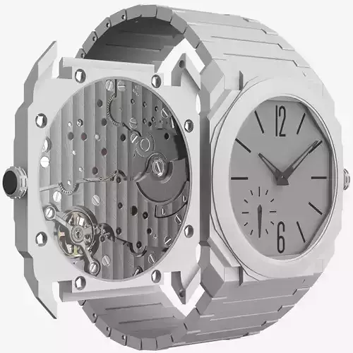 Bulgari Octo Finissimo Automatic Titanium 3D model