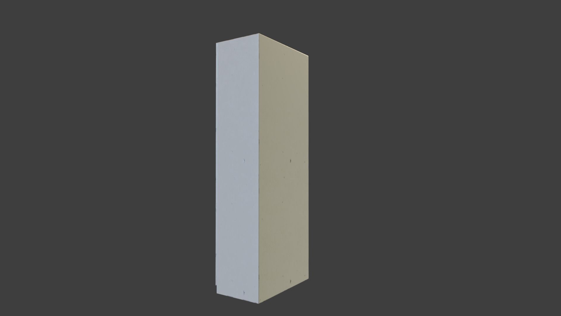 Cabinet tall cupboard Free low-poly 3D model_4
