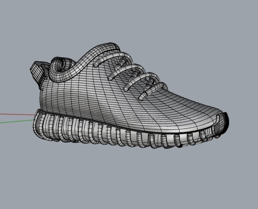 adidas yeezy 3D model_8