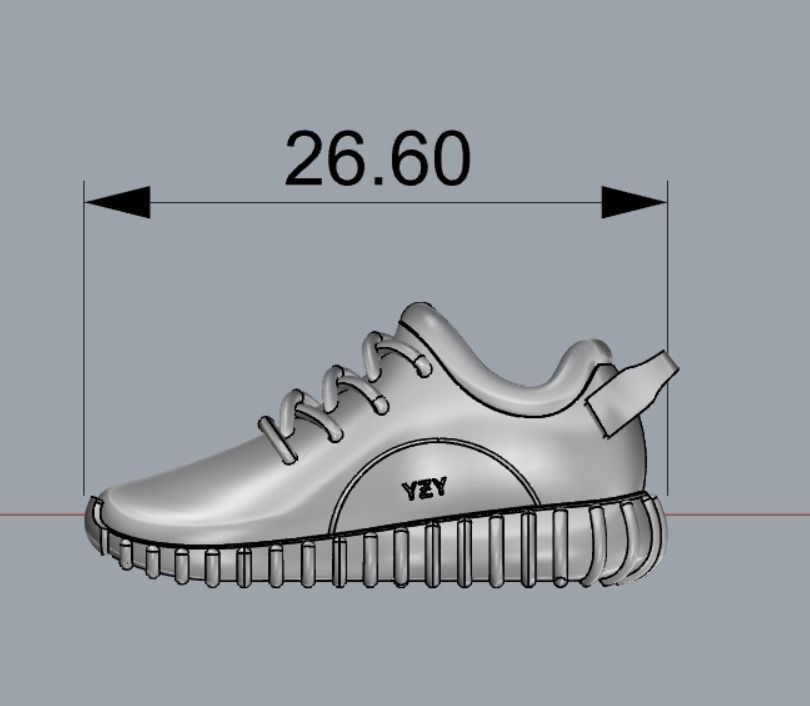 adidas yeezy 3D model_7