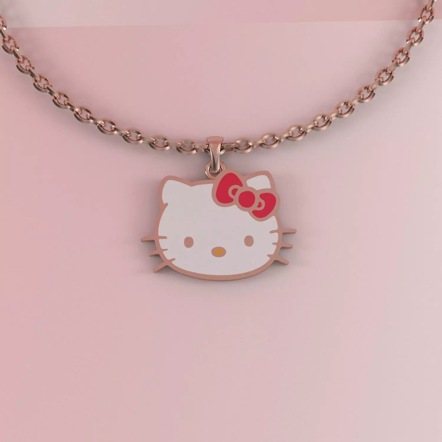 Hello kitty pendant Free 3D print model