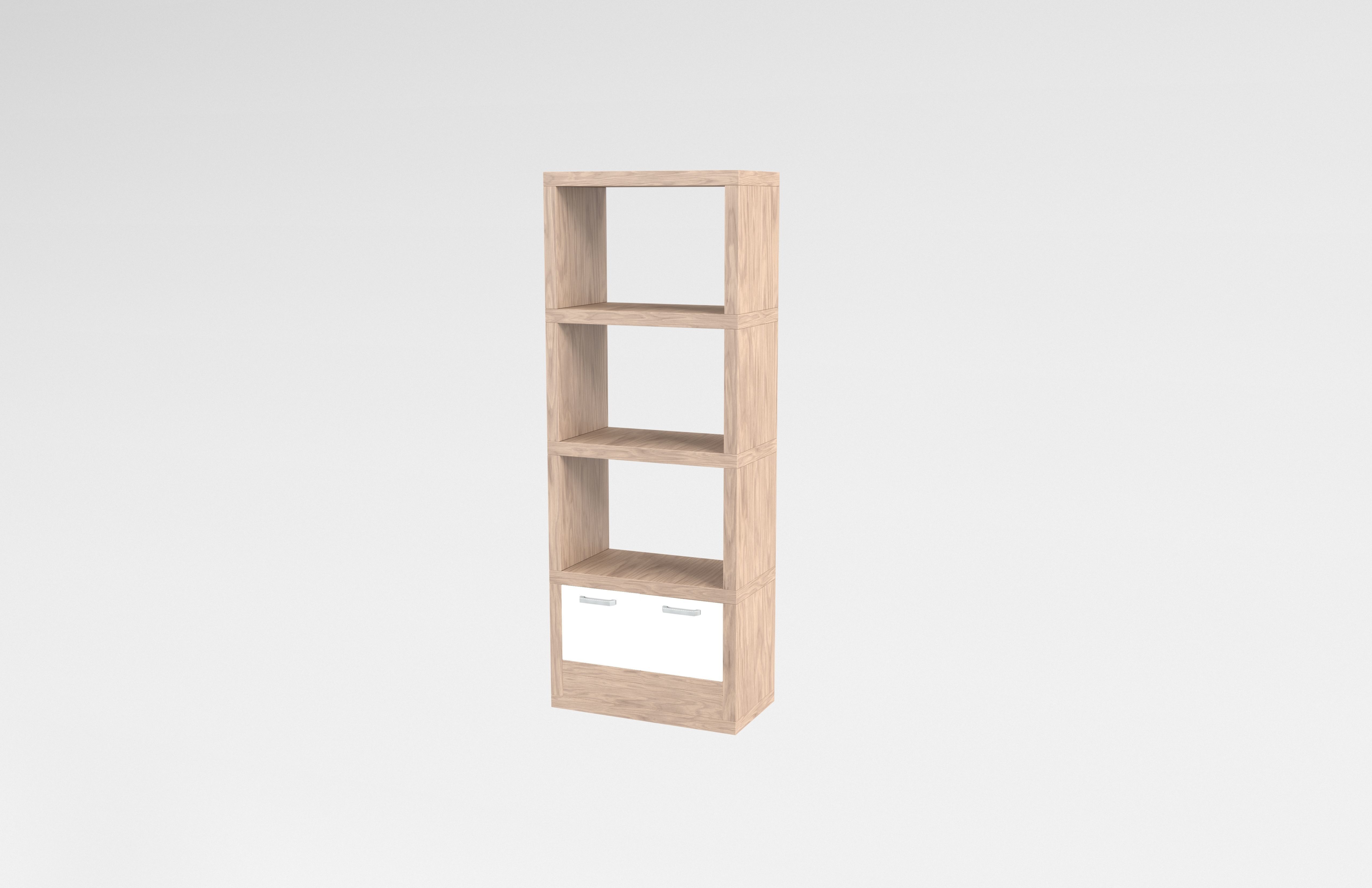 Cabinet v1 002 Low-poly 3D model_2