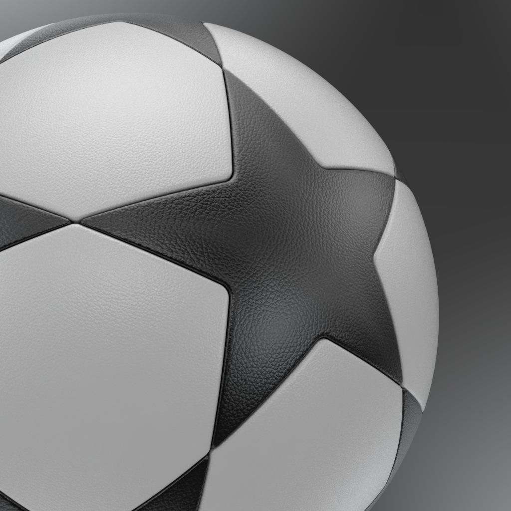 Champions League Soccer Ball 3D model_8