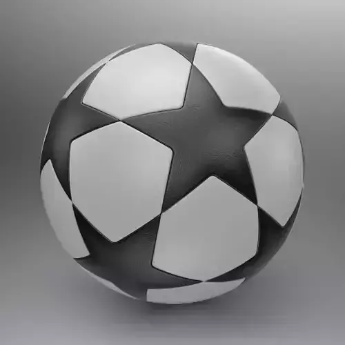Champions League Soccer Ball 3D model