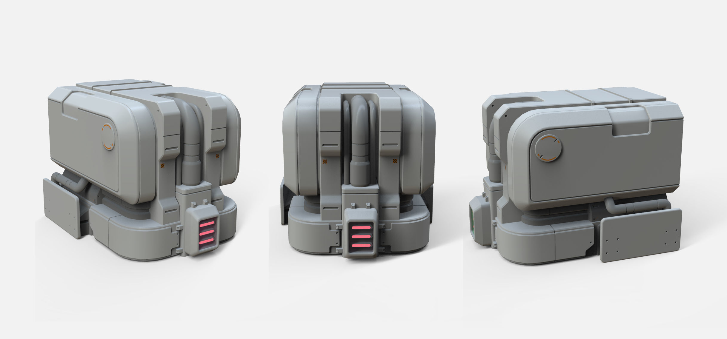 sci-fi Architecture kitbash 17 3D model_24