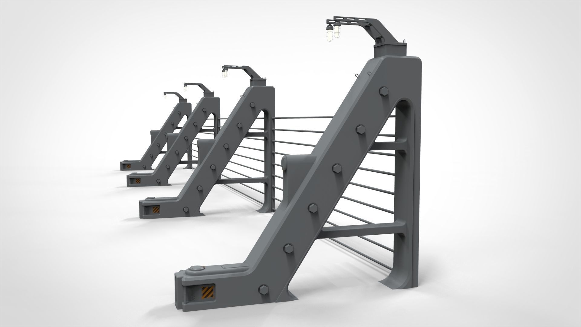 sci-fi Architecture kitbash 17 3D model_26