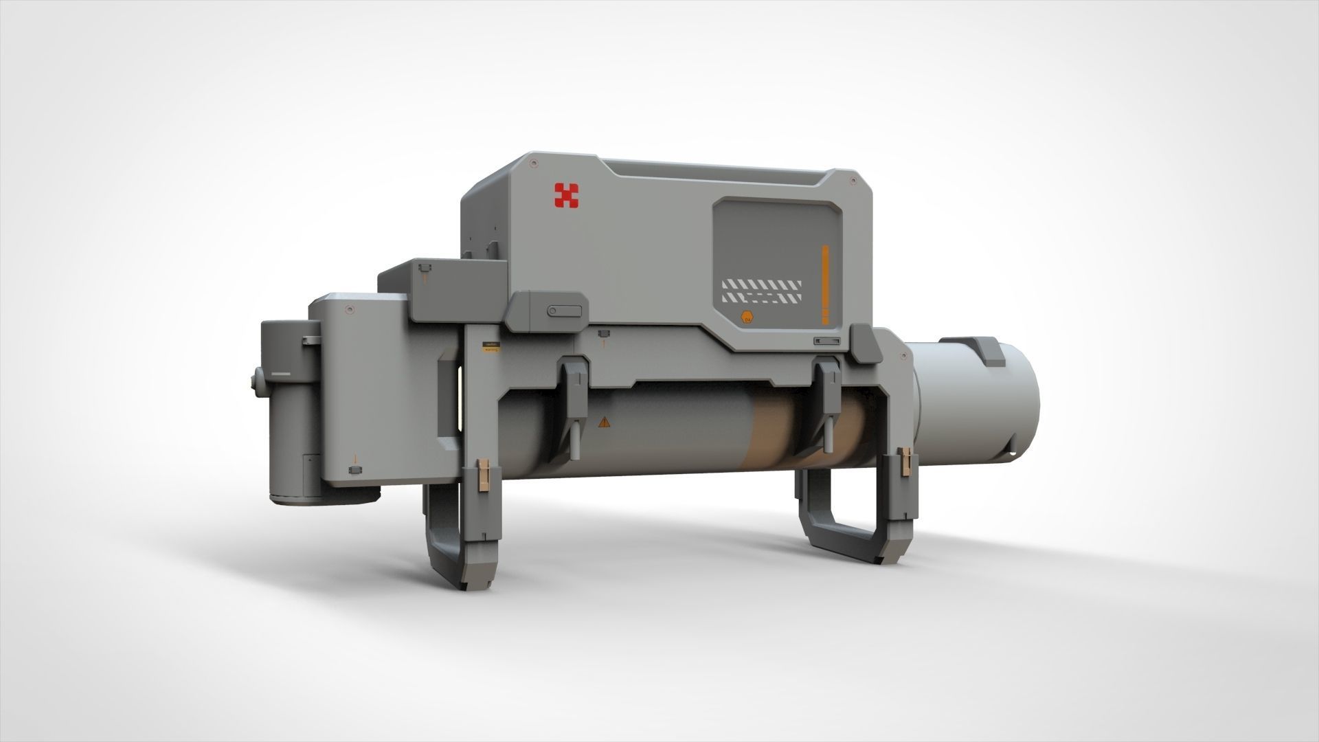 sci-fi Architecture kitbash 17 3D model_11