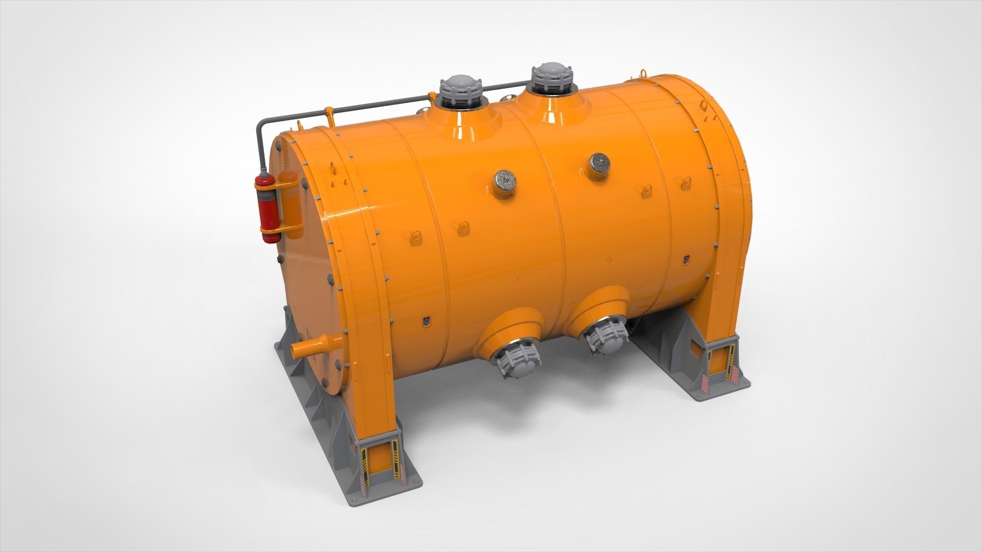 sci-fi Architecture kitbash 17 3D model_7