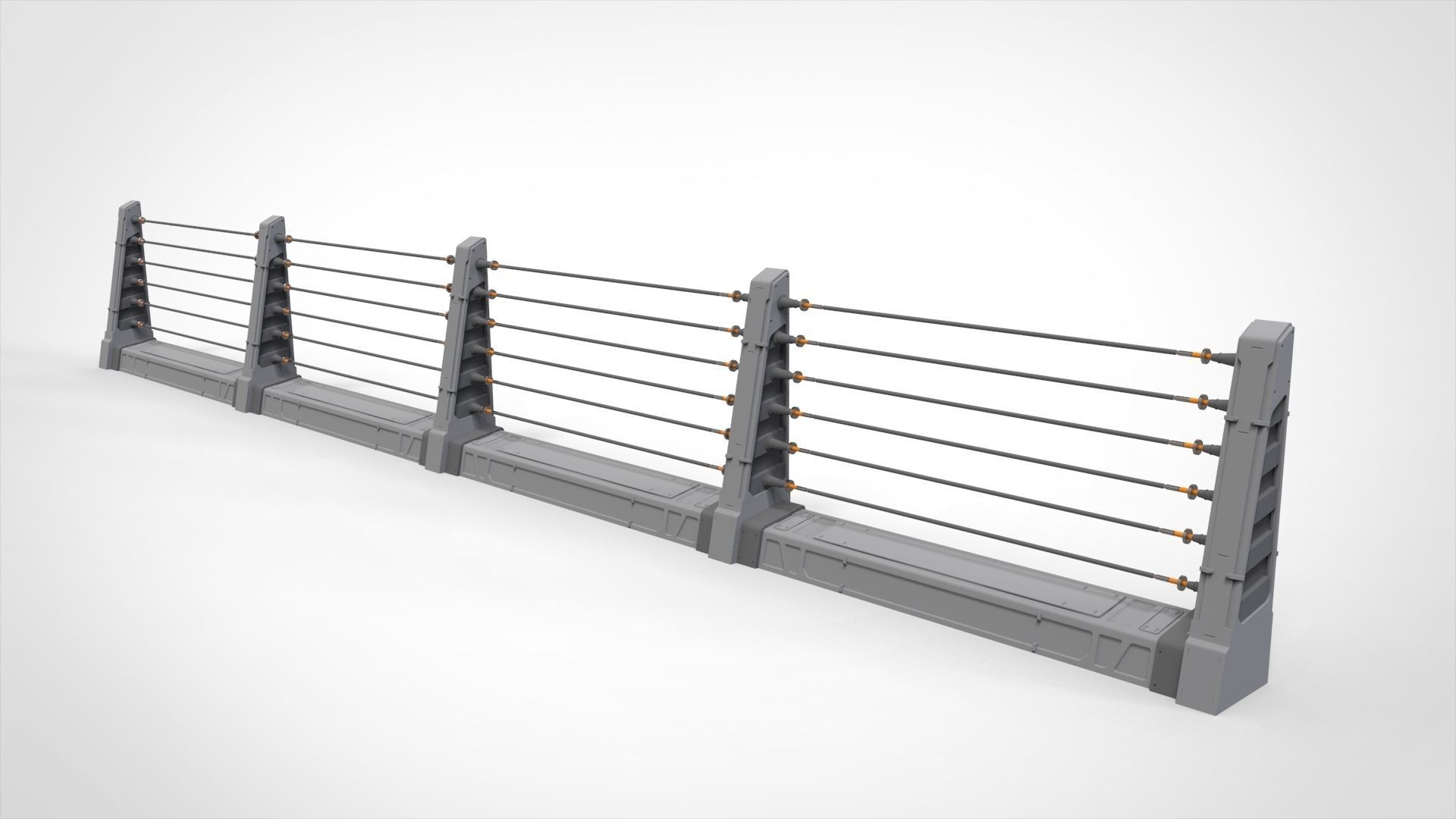 sci-fi Architecture kitbash 17 3D model_23